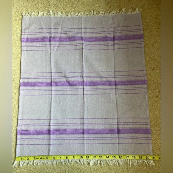 Artisan Woven Mexican Tea Towel, Hand Towel, Boho Chic, Kitchen, Serape - Picture 5 of 6